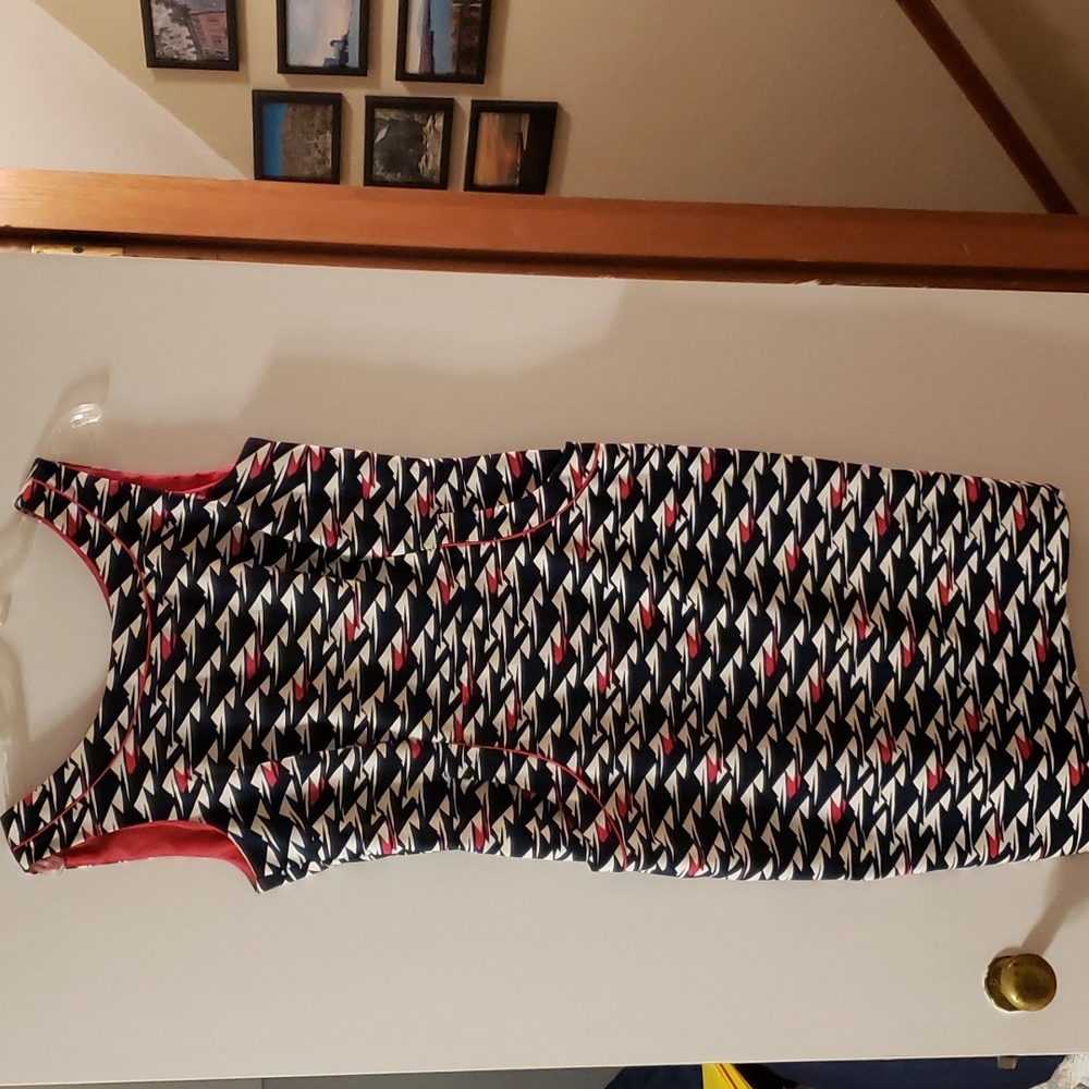 Blue and white dress size 8